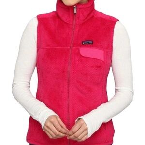 Patagonia Women's Bright Pink Fleece Vest